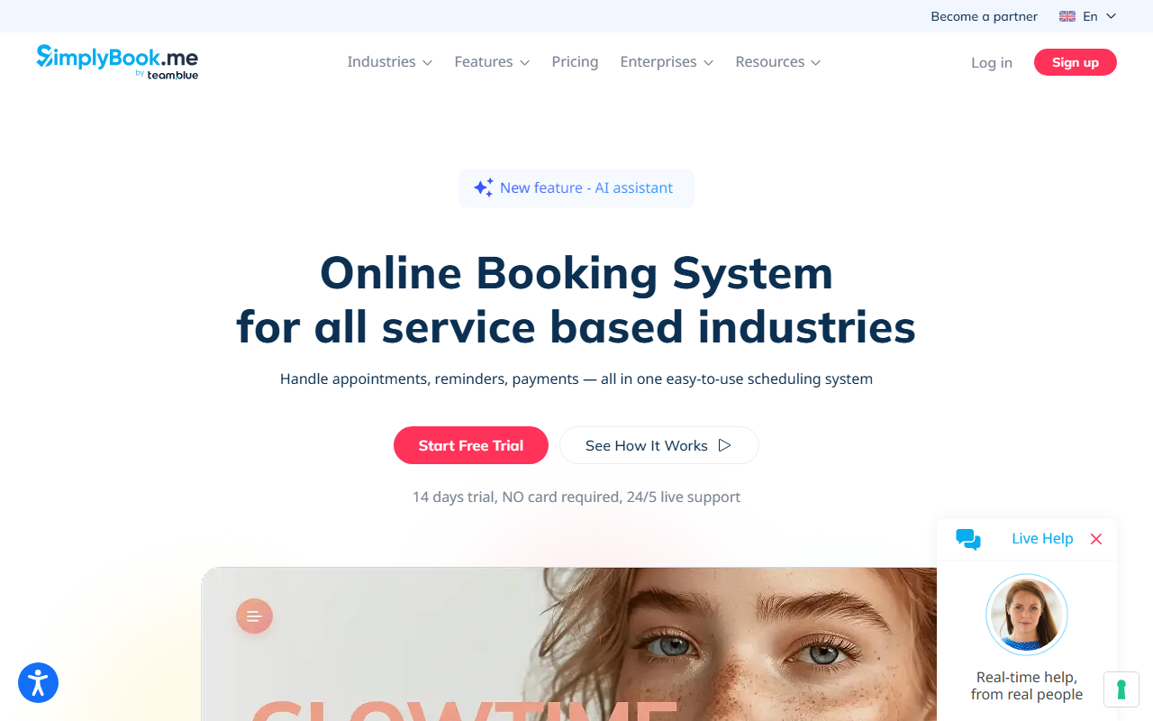simplybook.me — Small B2B SaaS / Appointment Booking Tool